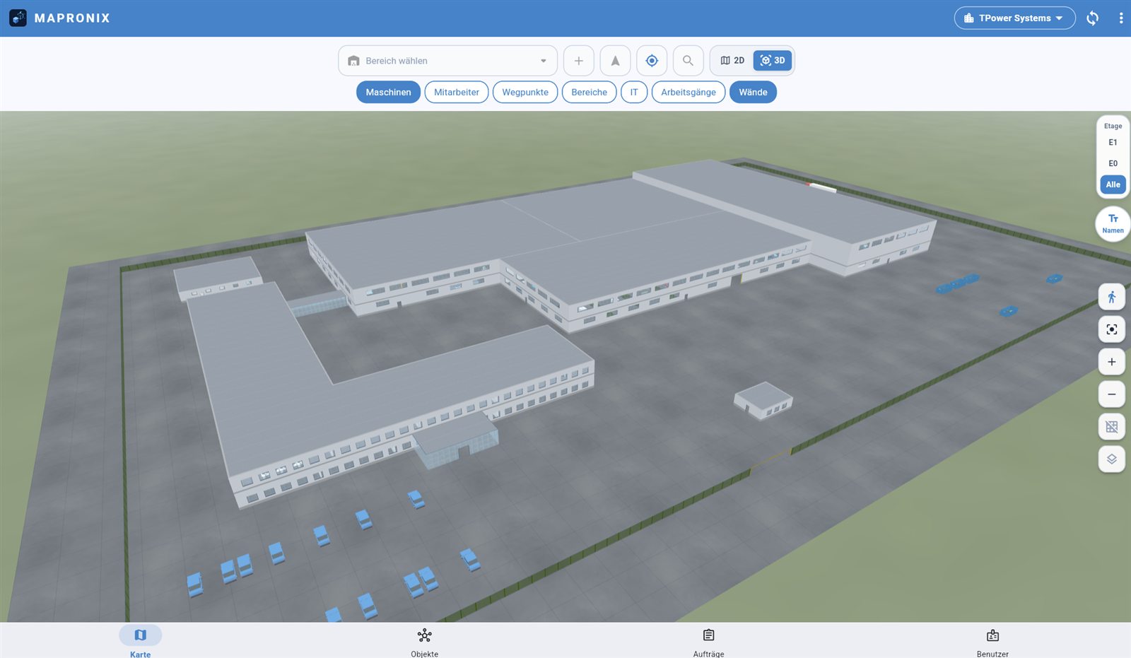 Mapronix 3D site overview