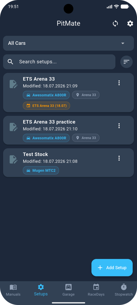 PitMate Screenshot 1